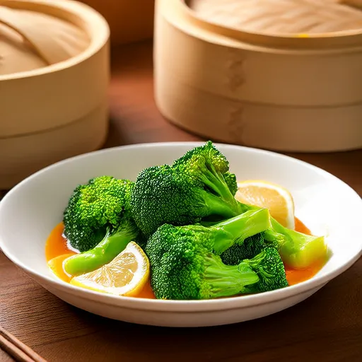 Steamed Broccoli with Lemon