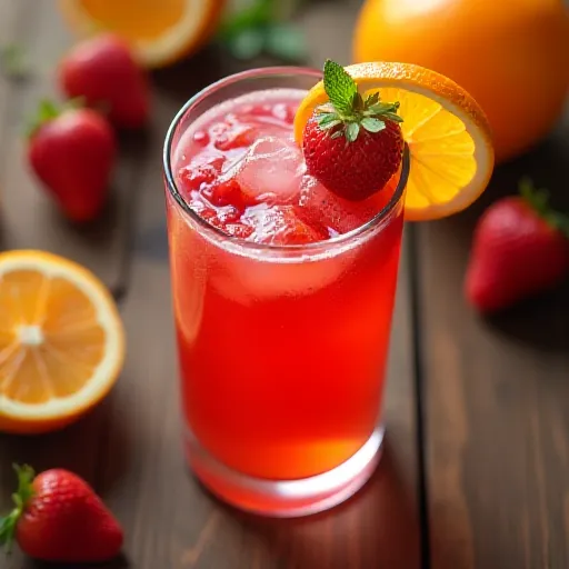 Erdbeere & Orangensaft