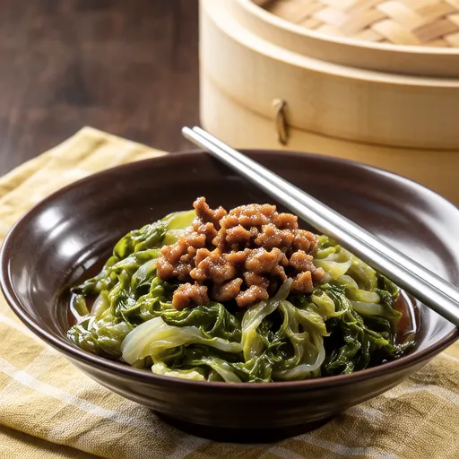 Meat Miso Cabbage