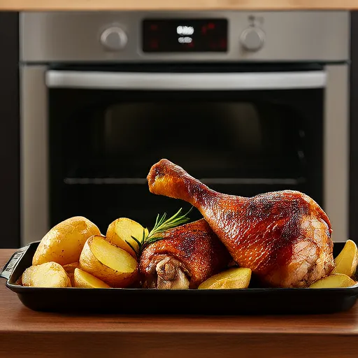 Pollo arrosto con patate