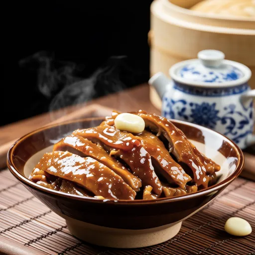 Quail Egg Soy Braised with Chicken Breast