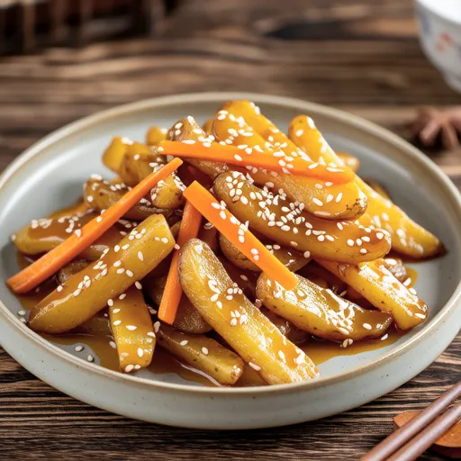 Curry Stir-fried Potato Strips