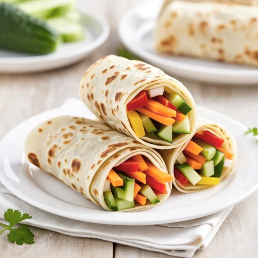 Low-Sodium Vegetable Buckwheat Crepes