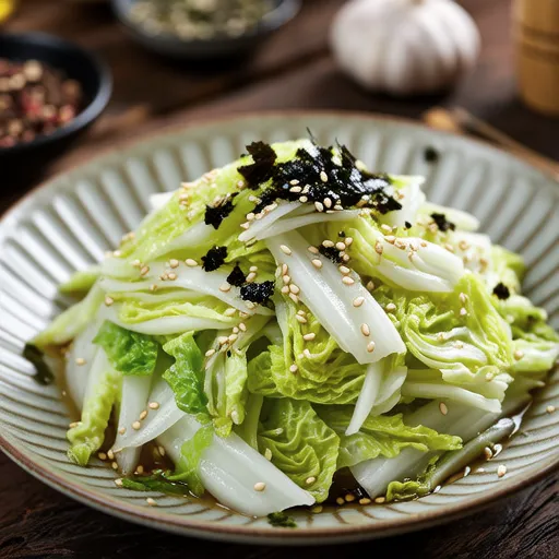Chinese Cabbage Salt Tossed Salad