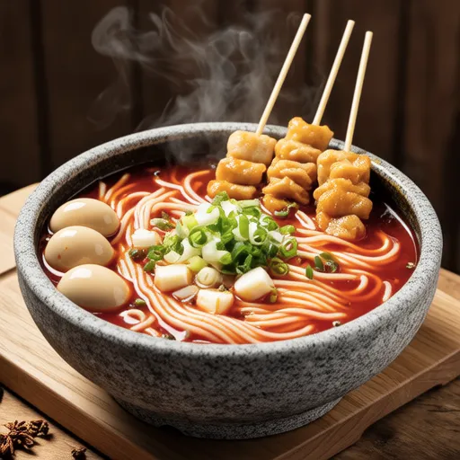 Kimchi Fish Cake Noodle Soup
