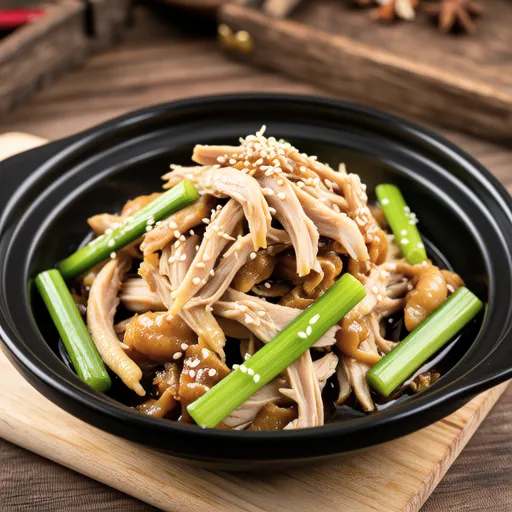 Chicken Tender and Leek with Zha Cai