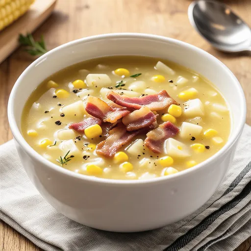 Daikon and Corn Butter Soup