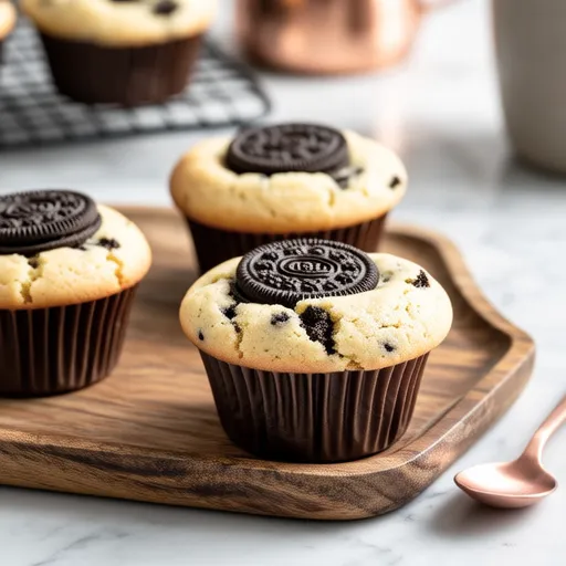 Oreo Cream Cheese Muffins