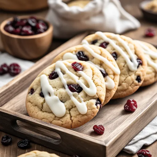 Soft Cranberry White Chocolate Cookies
