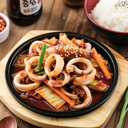 Stir-fried Spicy Squid