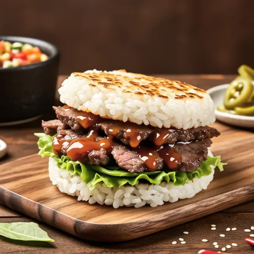 Yaki Onigiri Rice Burger