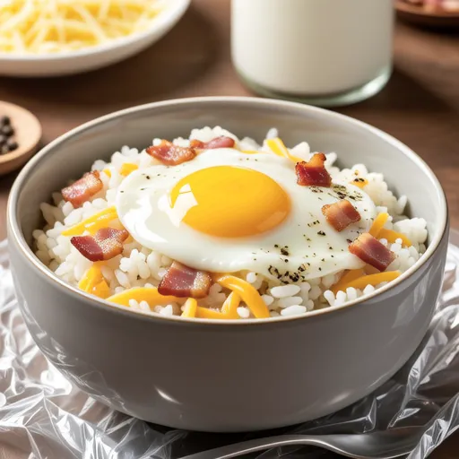 Carbonara Rice Bowl