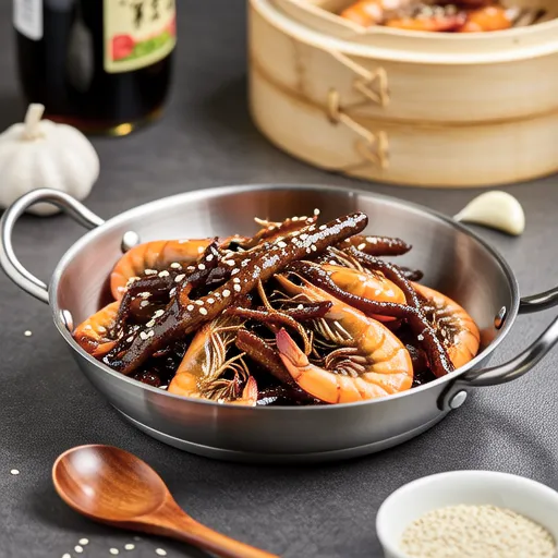 Stir-fried Anchovies and Barley Shrimp