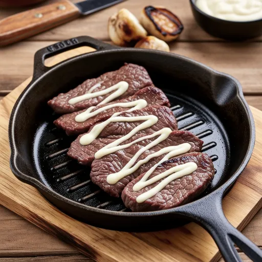 Juicy Steak-style Beef with Mayo