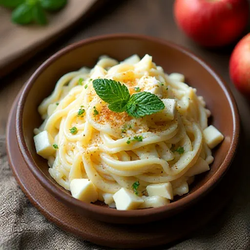 Apple Yogurt Noodles