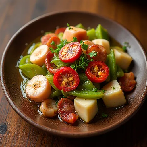 Goya, Bacon, and Octopus Ajillo