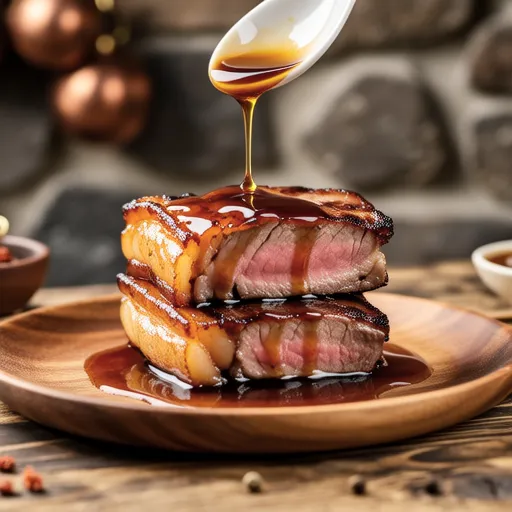 Pork Honey Mustard Steak