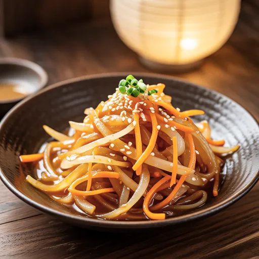 Daikon and Satsuma-age Curry Kinpira