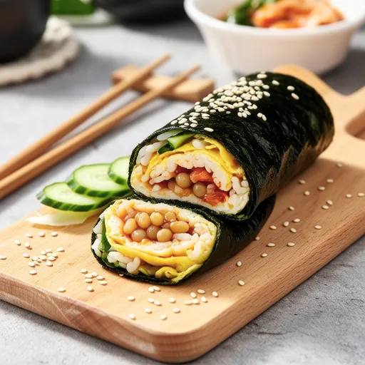 Cucumber Pollack Roe Gimbap