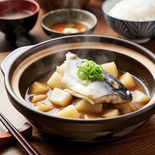 Simmered Mackerel and Daikon Radish