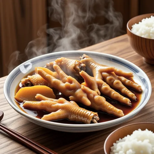 Simmered Daikon and Chicken Wings