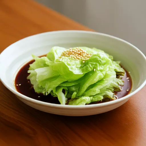Rau diếp trộn nước tương
