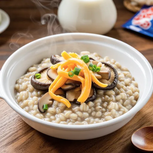 Oatmeal Soy Milk Mentaiko Risotto