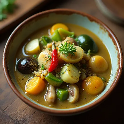 Savory Vegetable Perilla Seed Stew