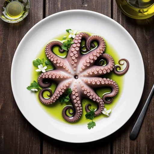 Octopus Carpaccio (Shiso Flavor)
