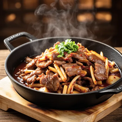 Pork and Bean Sprout Kimchi Stir-fry