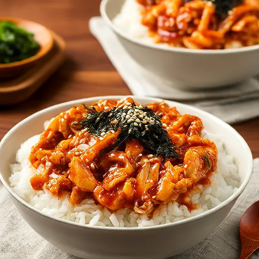 Spicy Chili Tuna Mayo Rice Bowl
