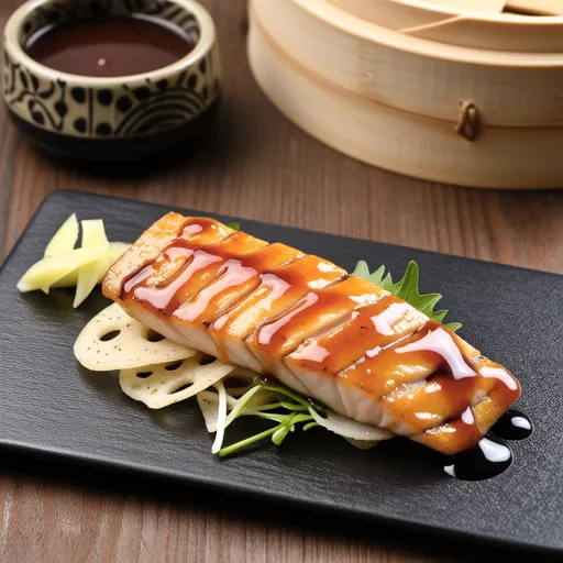 Miso Ponzu Glazed Yellowtail