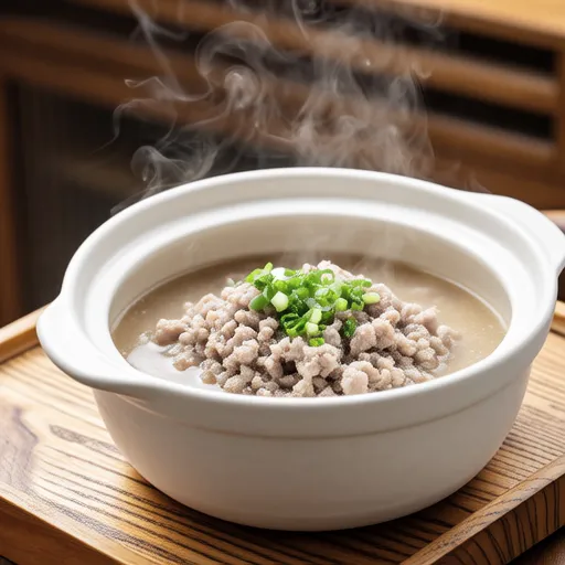 Negi and Ground Pork Soup