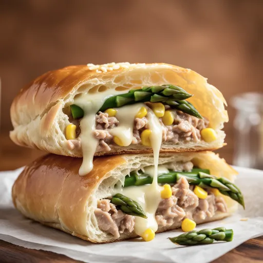 Dinner Rolls Tuna Mayo Pizza