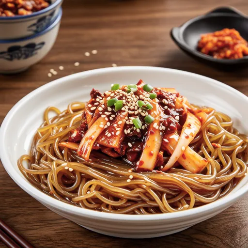Kimchi Stir-fried Japchae