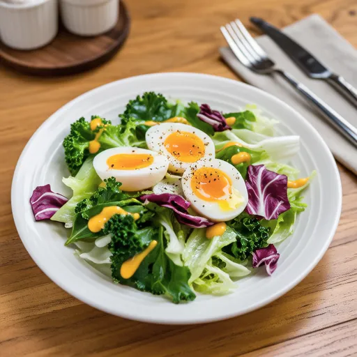 Grilled Egg Yuzu Salad
