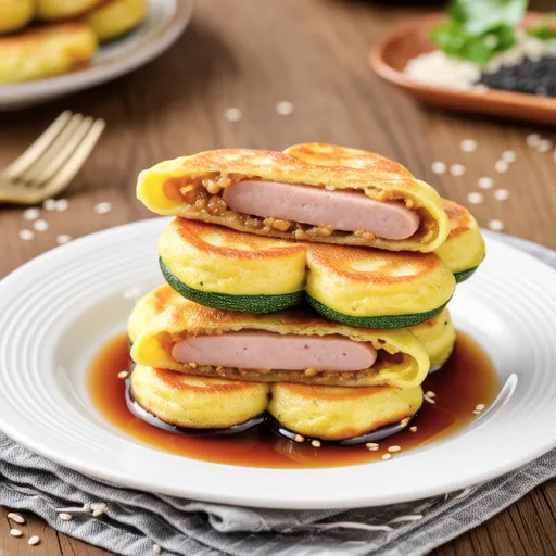 Pink Sausage Flower Pancake