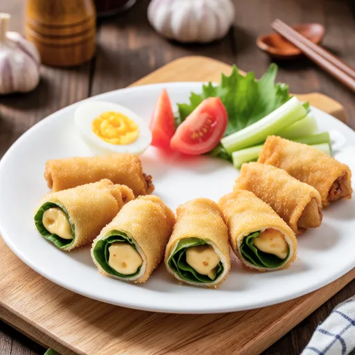 Cheese-Stuffed Pork Rolls with Green Beans