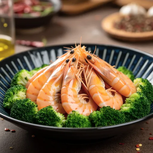 Shrimp and Bamboo Shoot Ajillo
