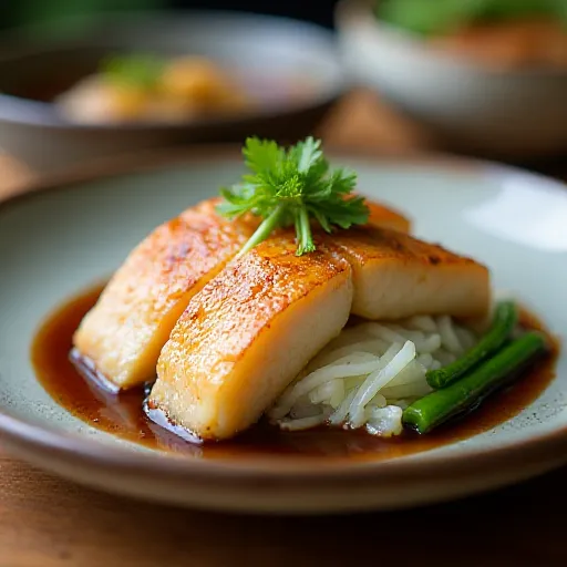 Swordfish Simmered with Grated Daikon