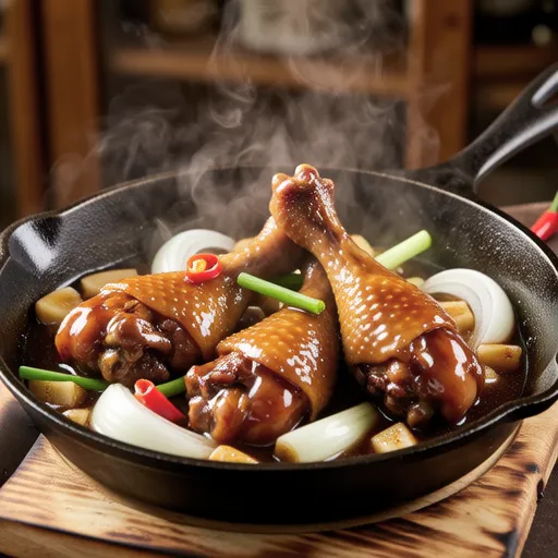 Soft Cola Braised Chicken using Flat Cola