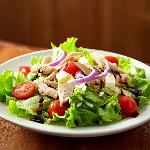 Salad ayam dan keju