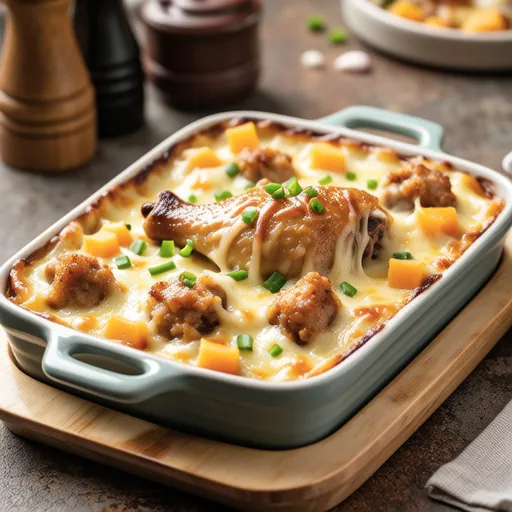 Japanese-style Gratin with Taro and Chicken
