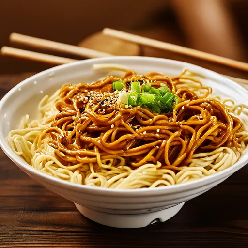 Noodles Instantanei con Sesamo e Salsa di Soia