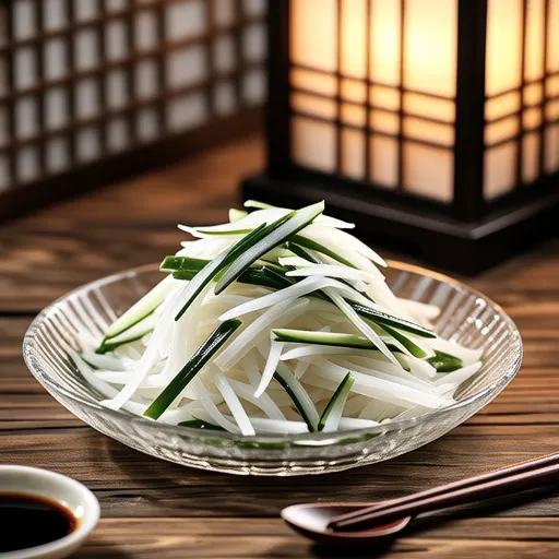 Salted Kombu with Kohlrabi