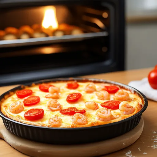 Tomato and Shrimp Gratin