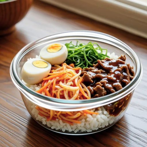Beef Bibimbap-style Rice Cooker Dish