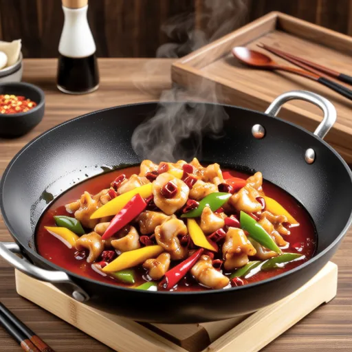 Spicy Stir-fried Tuna and Bell Peppers