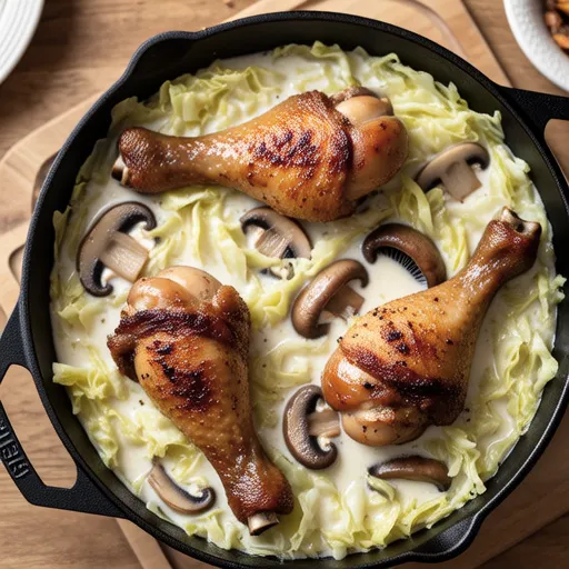 Chicken and Cabbage Cream Stew