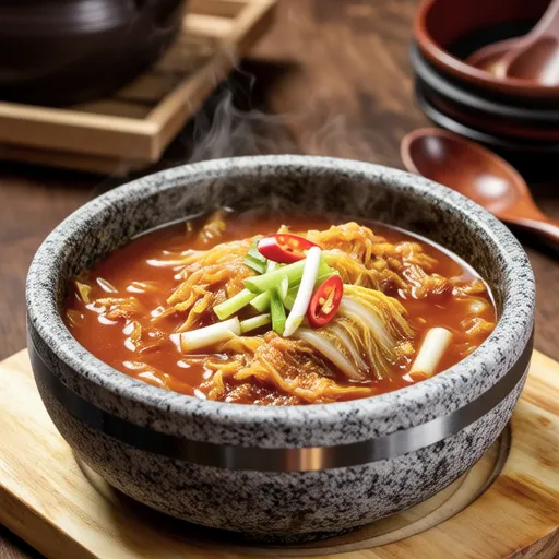 Korean Young Cabbage Soybean Paste Soup